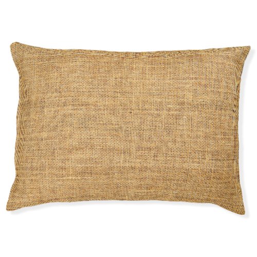 Sackcloth Texture Rustic Background Essence Pet Bed