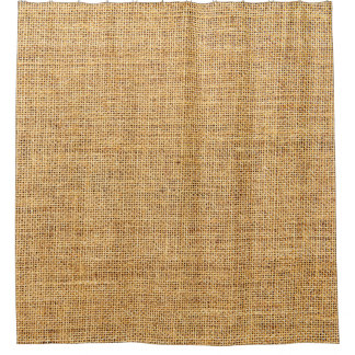 Sackcloth Texture: Rustic Background Essence Shower Curtain