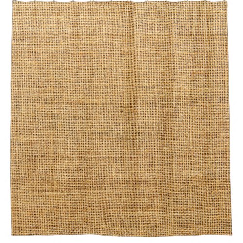 Sackcloth Texture Rustic Background Essence Shower Curtain