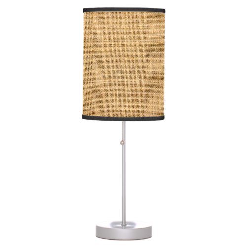 Sackcloth Texture Rustic Background Essence Table Lamp