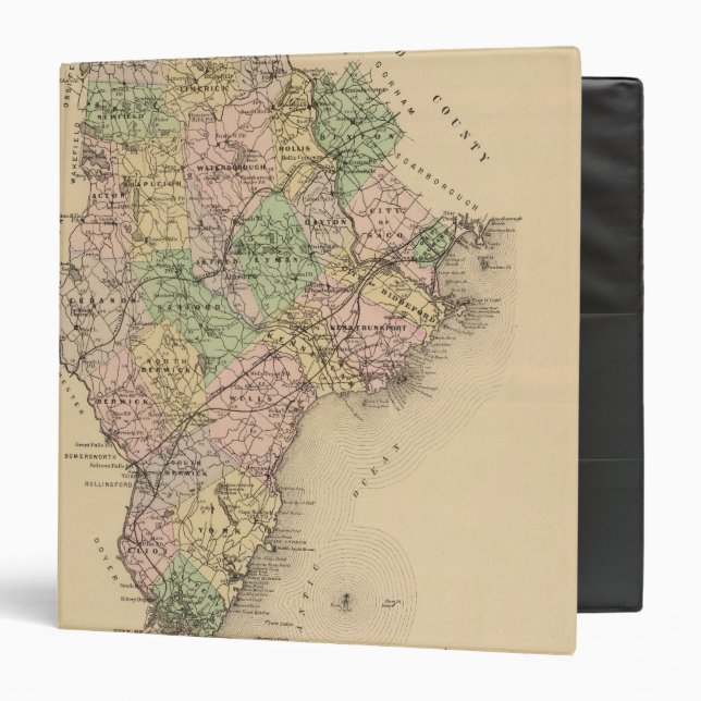 Saco, Biddeford 3 Ring Binder (Front/Inside)