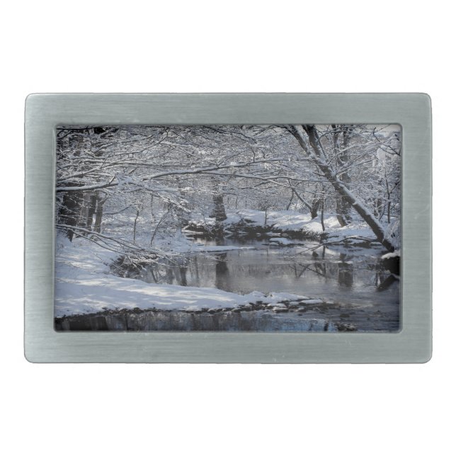 Saco River New Hampshire Belt Buckle (Front)