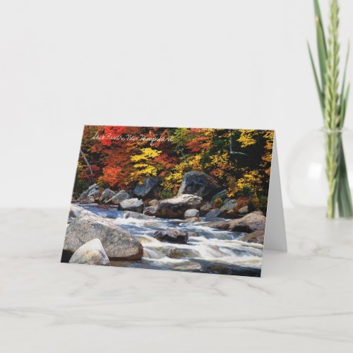 Saco River New Hampshire Note or Greeting Card