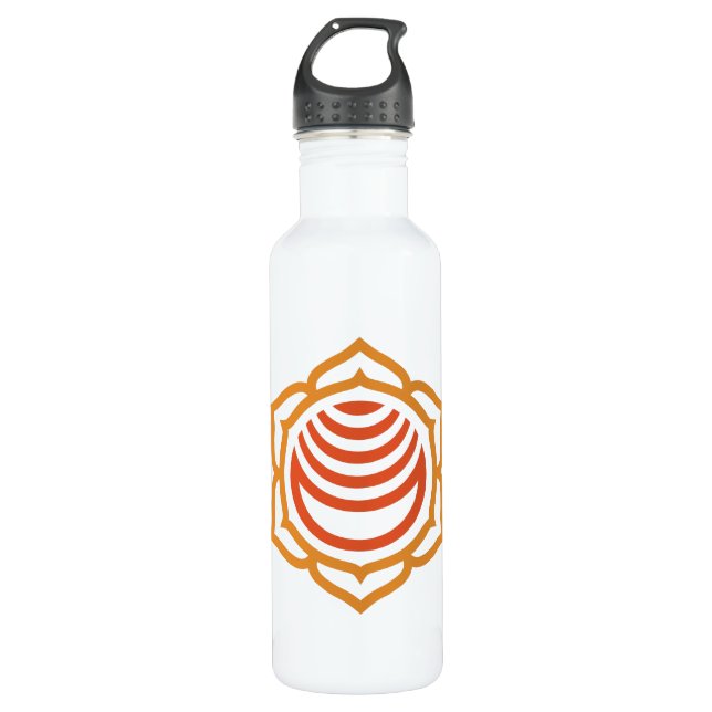 Sacral Chakra Energy Stainless Steel Water Bottle (Front)