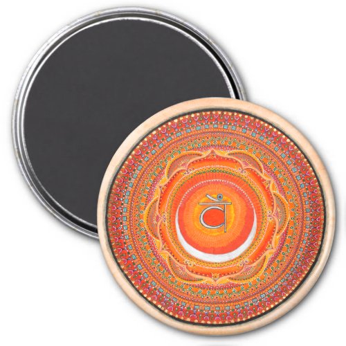 Sacral Chakra Mandala Magnet