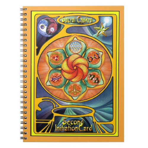 Sacral Chakra Mandala Notebook