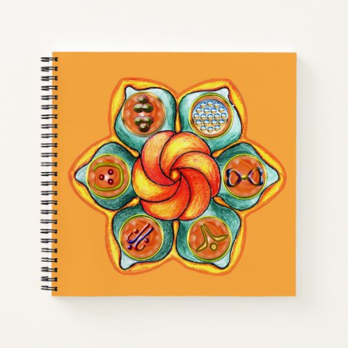 Sacral Chakra Mandala Notebook