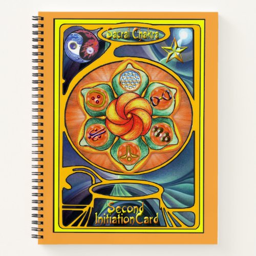 Sacral Chakra Mandala Notebook