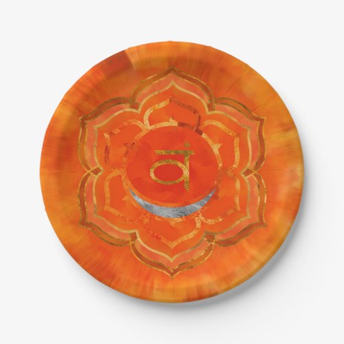 Sacral chakra _  Svadhisthana Paper Plates