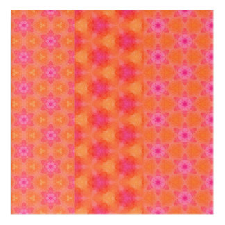 Sacral Mandala Flame – Triptych Acrylic Wall Art