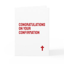 Sacrament of Confirmation Greeting Card