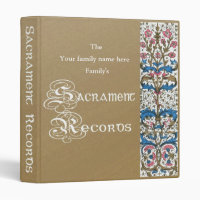 Sacrament Records 1" Binder