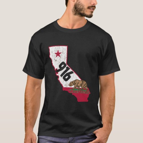 Sacramento Area Code 916 California Gift T_Shirt