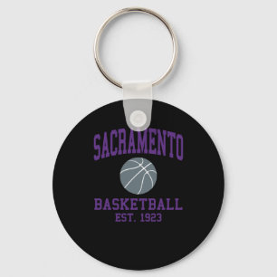 Sacramento Basketball Keychain
