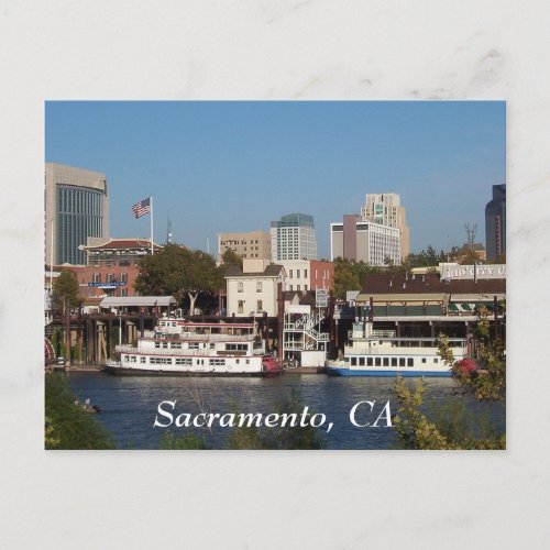 Sacramento CA Postcard