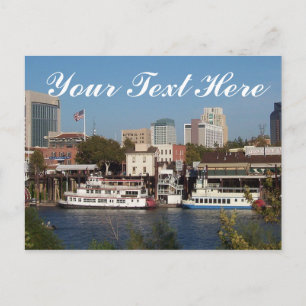 Sacramento, CA "Your Text Here" Postcard