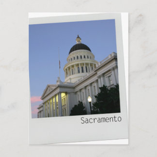 Sacramento California Capitol Building Postcard