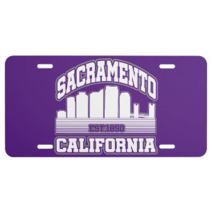 Sacramento,California License Plate