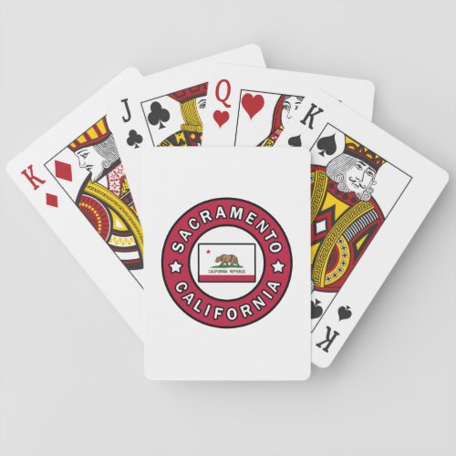 Sacramento California Poker Cards
