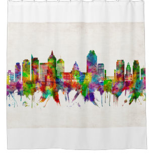 Sacramento California Skyline Shower Curtain