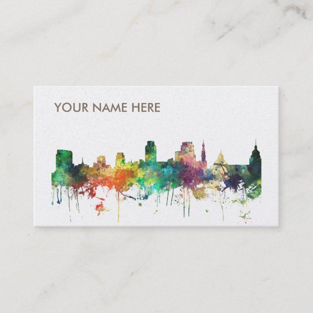 SACRAMENTO, CALIFORNIA SKYLINE SP - BUSINESS CARD (Front)
