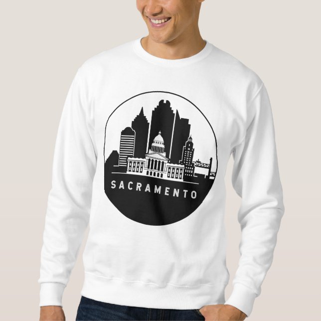 Sacramento California Skyline Sweatshirt (Front)