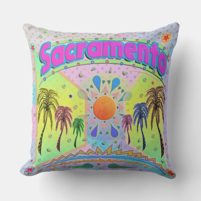 Sacramento Calm Desire Pillow (Front)