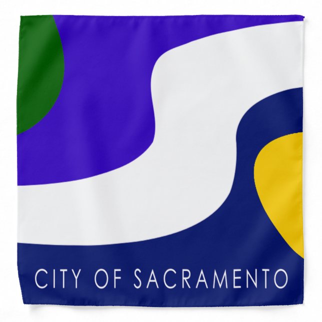 Sacramento City flag Bandana (Front)