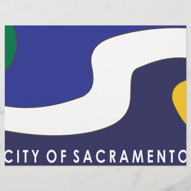 Sacramento city flag flyer (Front)