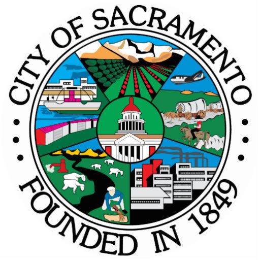 Sacramento city seal photo cutout | Zazzle