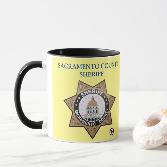 Sacramento County Sheriff Mug (With Donut)
