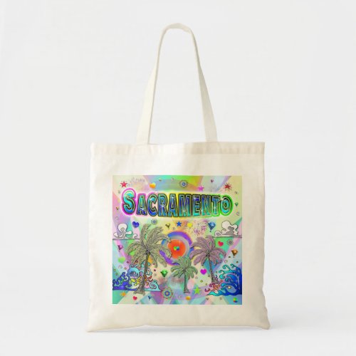 Sacramento Deep Dream Tote Bag