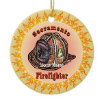 Sacramento Firefighter  ornament