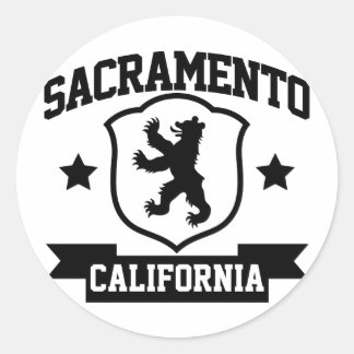 Sacramento Heraldry Classic Round Sticker