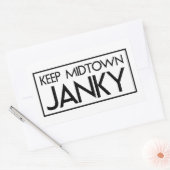 Sacramento "Keep Midtown Janky" Sticker (Envelope)