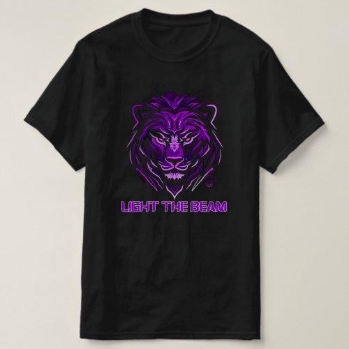 Sacramento Kings Light The Beam Lion T_Shirt