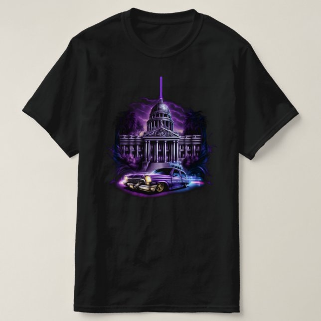 Sacramento Kings Lowrider Bomb Light The Beam T-Shirt (Design Front)