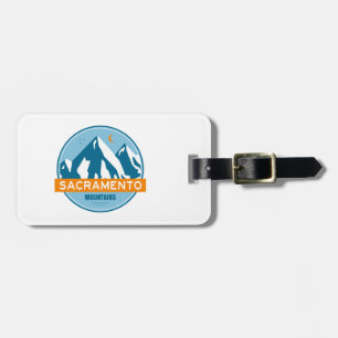 Sacramento Mountains New Mexico Stars Moon Luggage Tag