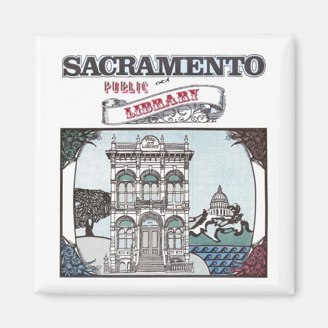 Sacramento Public Library Magnet (Front)