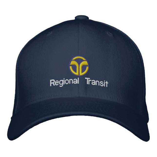 Sacramento Regional Transit Embroidered Baseball Cap (Front)