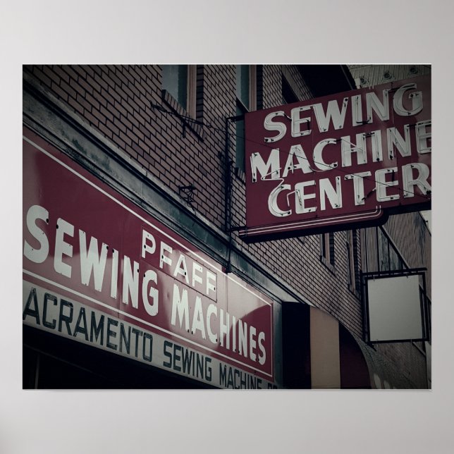 Sacramento Sewing Machine Center Poster (Front)