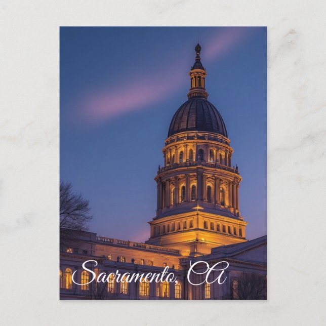 Sacramento, State Capital, California Postcard (Front)