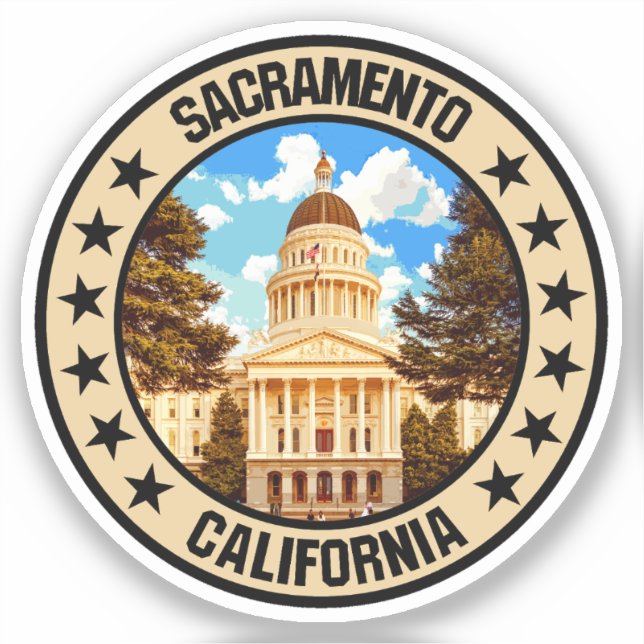 Sacramento                                         sticker (Front)