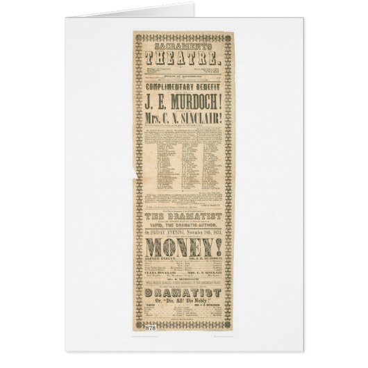 Sacramento Theatre (1431A) (Front)