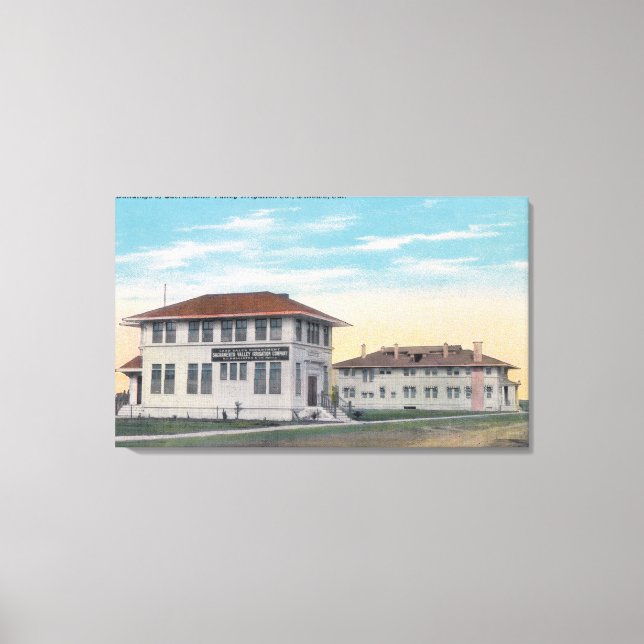 Sacramento Valley Irrigation Bldgs Canvas Print (Front)