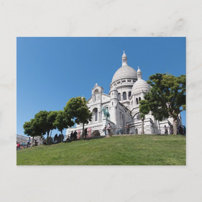 Sacré-Cœur Basilica, Montmartre, Paris Postcard (Front)