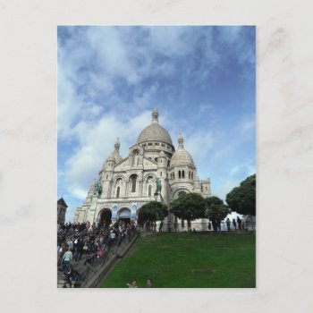 Sacre Coeur Montmartre Paris Postcard by DarkChocolateQueen at Zazzle