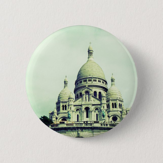 Sacre Coeur Pinback Button (Front)