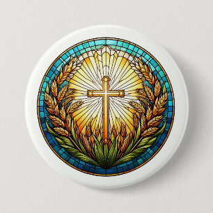 Sacred AI Buttons – Divine Church & Holy Symbol