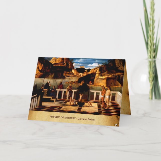 SACRED ALLEGORY - TERRACE OF MYSTERY HOLIDAY CARD (Front)